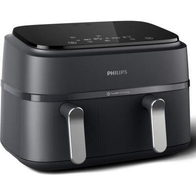 Мультипіч (аерофритюрниця) Philips Dual Airfryer 3000 Series NA351/00