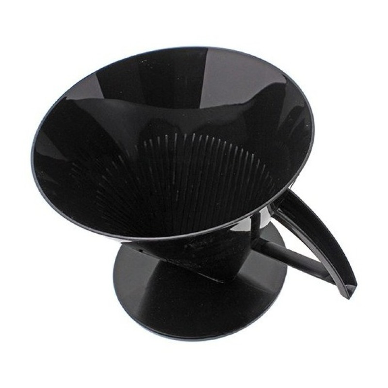 Пуровер Melitta Porcelain Filter Cone 1x4 Black (4006508224425)