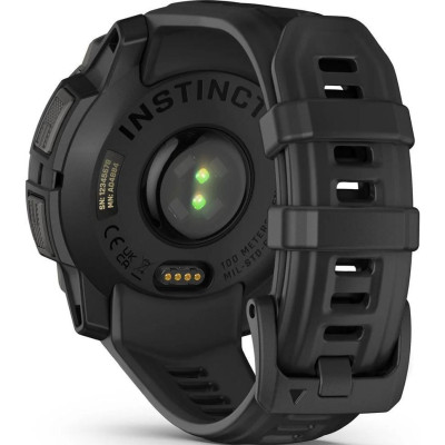Смарт-годинник Garmin Instinct 3 45mm AMOLED Black with Black Band (010-02936-00)