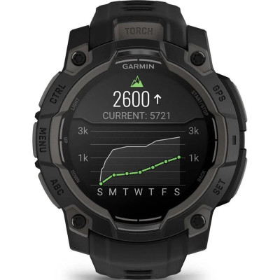 Смарт-годинник Garmin Instinct 3 45mm AMOLED Black with Black Band (010-02936-00)