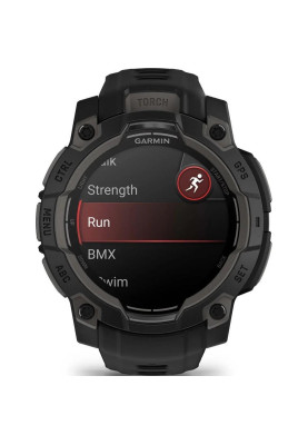 Смарт-годинник Garmin Instinct 3 45mm AMOLED Black with Black Band (010-02936-00)