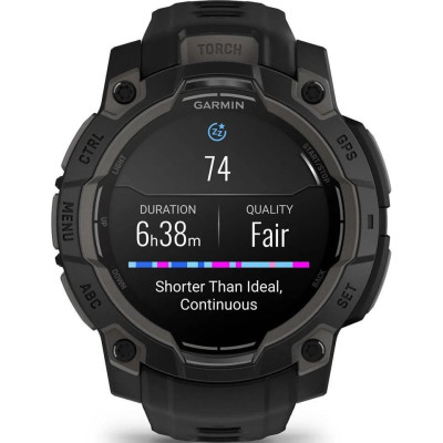 Смарт-годинник Garmin Instinct 3 45mm AMOLED Black with Black Band (010-02936-00)