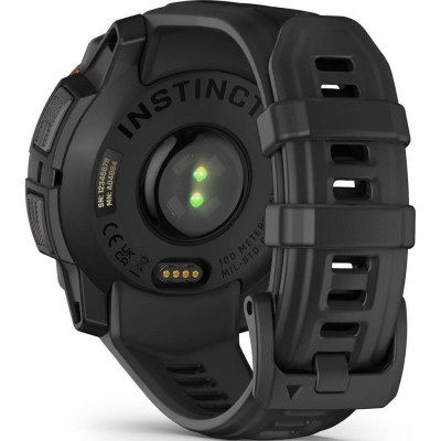 Смарт-годинник Garmin Instinct 3 45mm Solar Black with Black Band (010-02934-00)