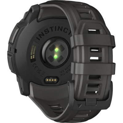 Смарт-годинник Garmin Instinct 3 50mm AMOLED Black with Charcoal Band (010-03020-00)