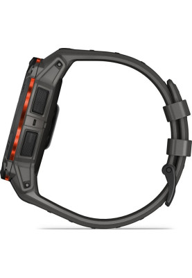 Смарт-годинник Garmin Instinct 3 50mm Solar Black with Charcoal Band (010-02935-00)