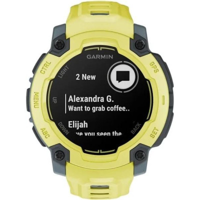 Смарт-годинник Garmin Instinct E 45mm Electric Lime with Electric Lime Band (010-02933-01)