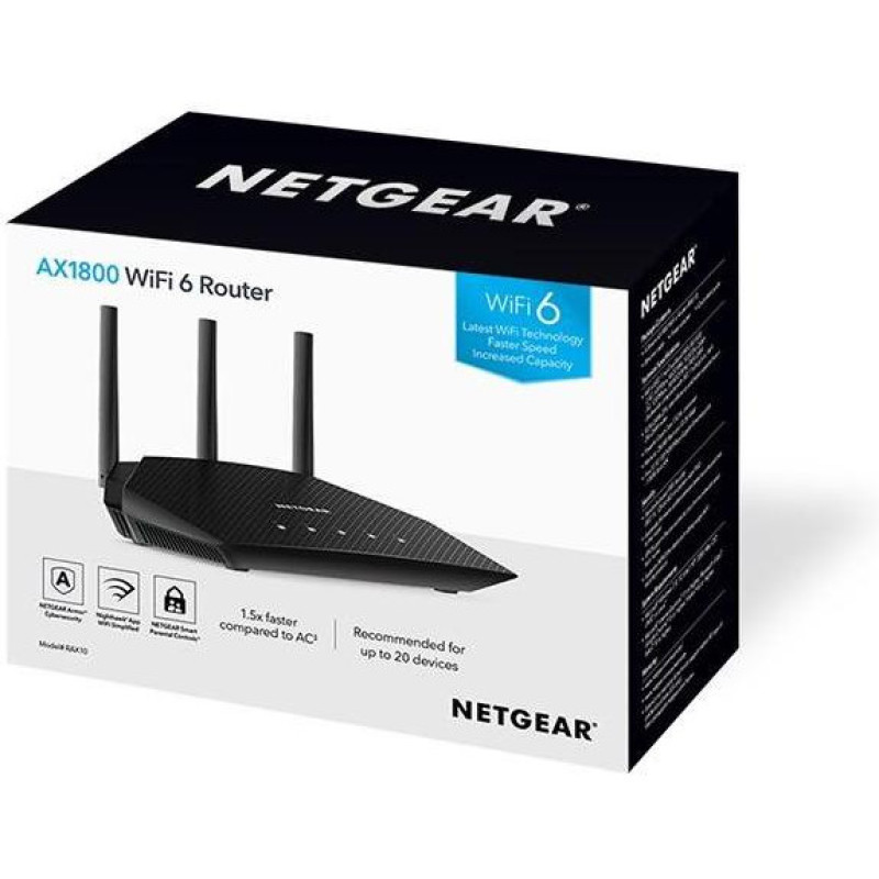 Бездротовий маршрутизатор (роутер) Netgear RAX10 (RAX10-100EUS)