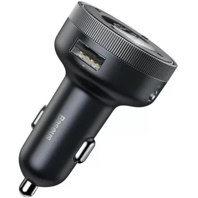 FM-трансмітер Baseus Car Wireless MP3 Charger (Wireless 5.0+5V/3.4A) Black (CCLH-01)