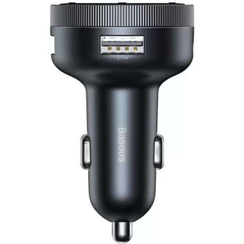 FM-трансмітер Baseus Car Wireless MP3 Charger (Wireless 5.0+5V/3.4A) Black (CCLH-01)