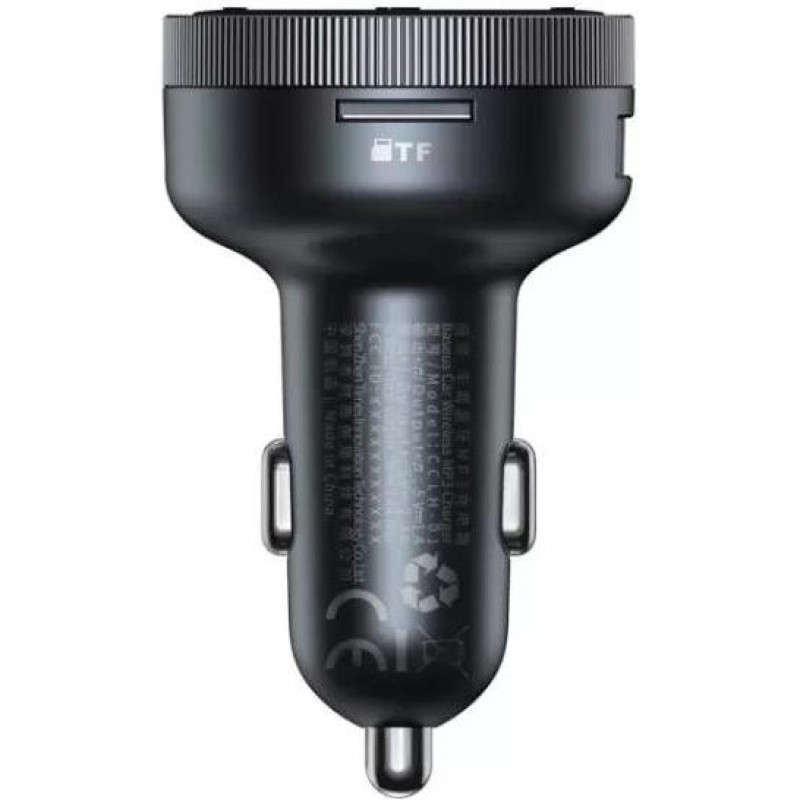 FM-трансмітер Baseus Car Wireless MP3 Charger (Wireless 5.0+5V/3.4A) Black (CCLH-01)