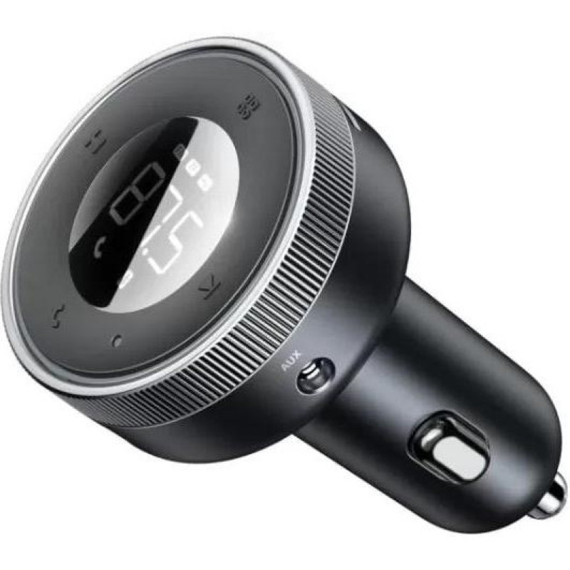 FM-трансмітер Baseus Car Wireless MP3 Charger (Wireless 5.0+5V/3.4A) Black (CCLH-01)