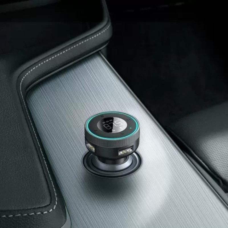 FM-трансмітер Baseus Car Wireless MP3 Charger (Wireless 5.0+5V/3.4A) Black (CCLH-01)