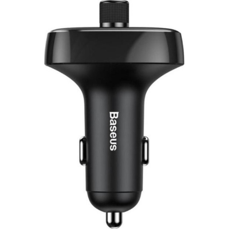 FM-трансмітер Baseus FM Launcher S-09 2.4A 2USB Black (CCMT000301)
