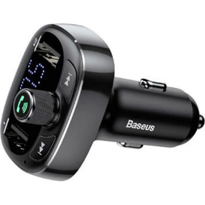 FM-трансмітер Baseus FM Launcher S-09 2.4A 2USB Black (CCMT000301)