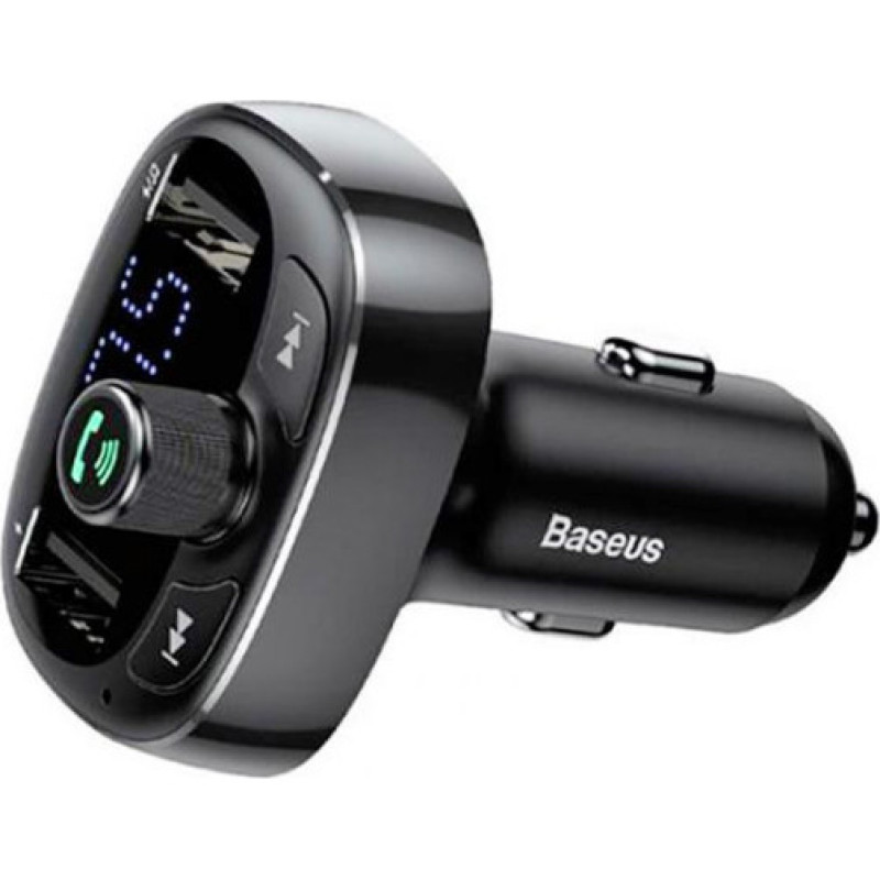 FM-трансмітер Baseus FM Launcher S-09 2.4A 2USB Black (CCMT000301)