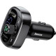 FM-трансмітер Baseus FM Launcher S-09 2.4A 2USB Black (CCMT000301)