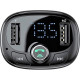 FM-трансмітер Baseus FM Launcher S-09 2.4A 2USB Black (CCMT000301)
