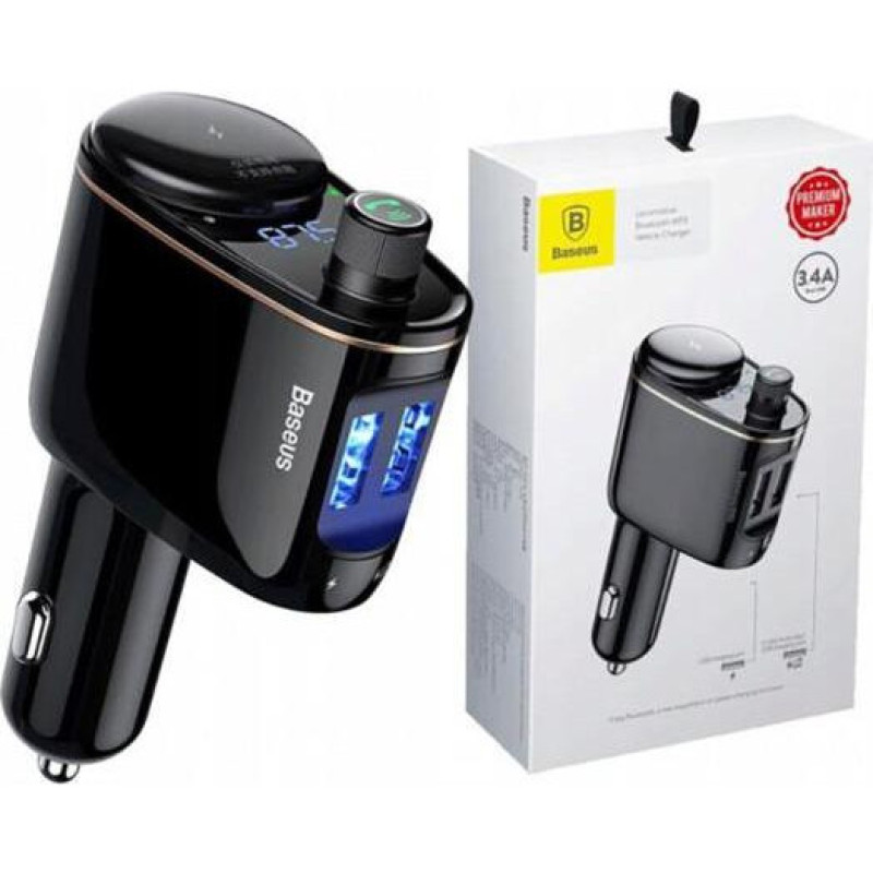 FM-трансмітер Baseus Locomotive Bluetooth MP3 Vehicle Charger(CCALL-RH01)