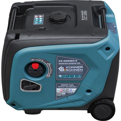 Інверторний комбінований генератор (газ-бензин) Konner&Sohnen KS 4000iEG S