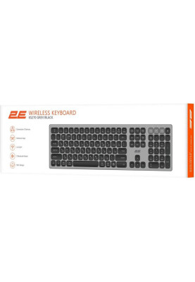 Клавіатура 2E KS270 Gray/Black (2E-KS270WBGR_UA)