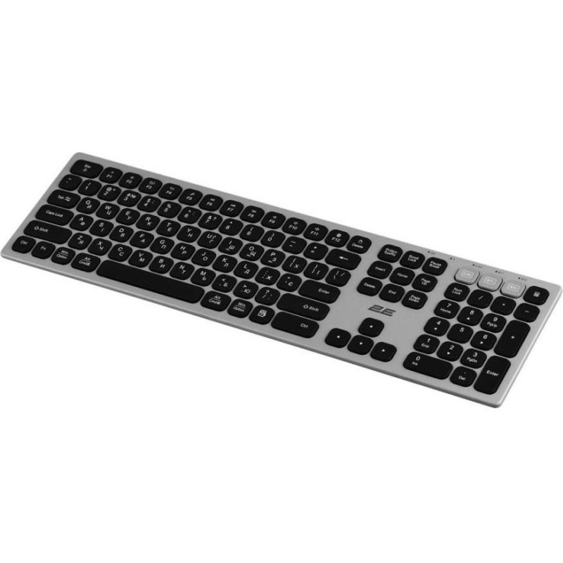 Клавіатура 2E KS270 Gray/Black (2E-KS270WBGR_UA)