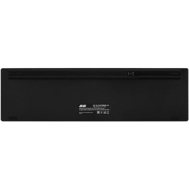 Клавіатура 2E KS270 Gray/Black (2E-KS270WBGR_UA)