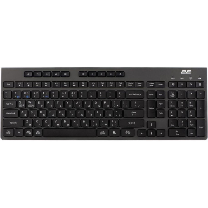 Клавіатура 2E KS280 Black (2E-KS280WBGR_UA)