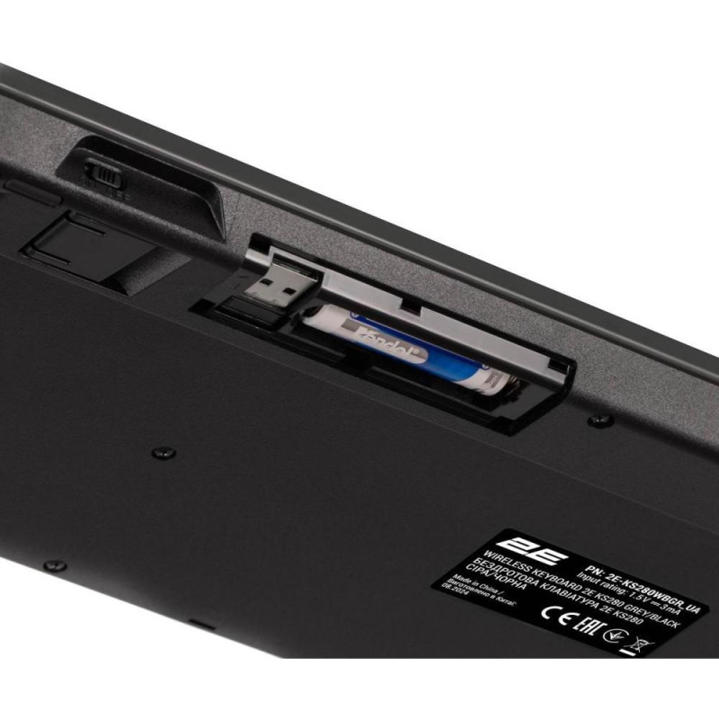 Клавіатура 2E KS280 Black (2E-KS280WBGR_UA)