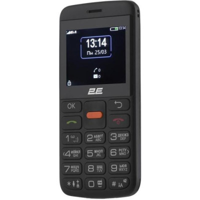 Мобільний телефон (бабушкофон) 2E T180 MAX Black (688130251051)