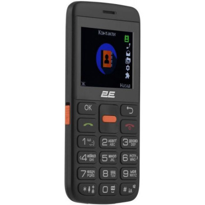 Мобільний телефон (бабушкофон) 2E T180 MAX Black (688130251051)