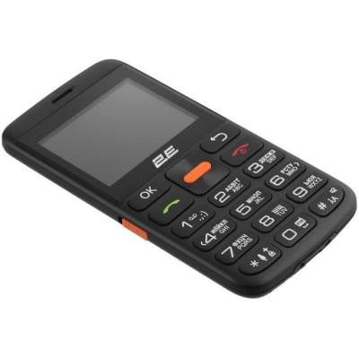 Мобільний телефон (бабушкофон) 2E T180 MAX Black (688130251051)