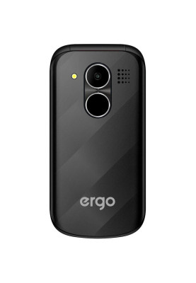 Мобільний телефон (бабушкофон) ERGO F241 Black