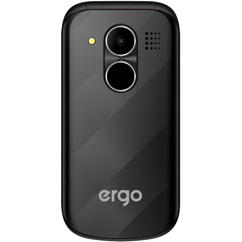 Мобільний телефон (бабушкофон) ERGO F241 Black