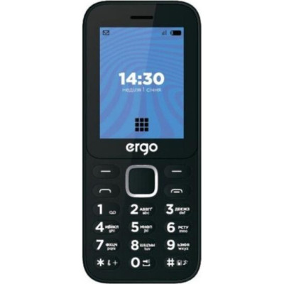 Мобільний телефон ERGO E241 Dual Sim Black