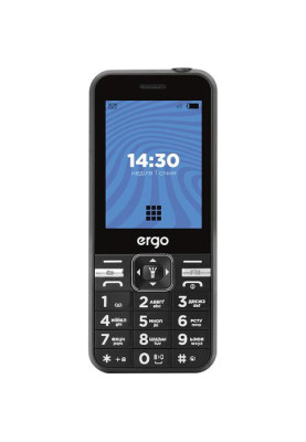 Мобільний телефон ERGO E281 Dual Sim Black