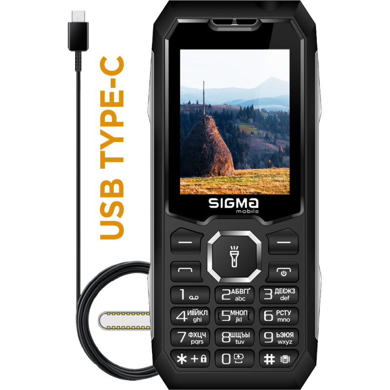 Мобільний телефон Sigma mobile X-style 341 BRO Black