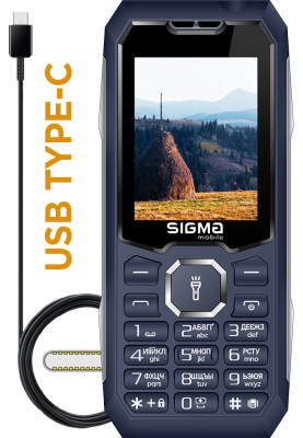 Мобільний телефон Sigma mobile X-style 341 BRO Blue