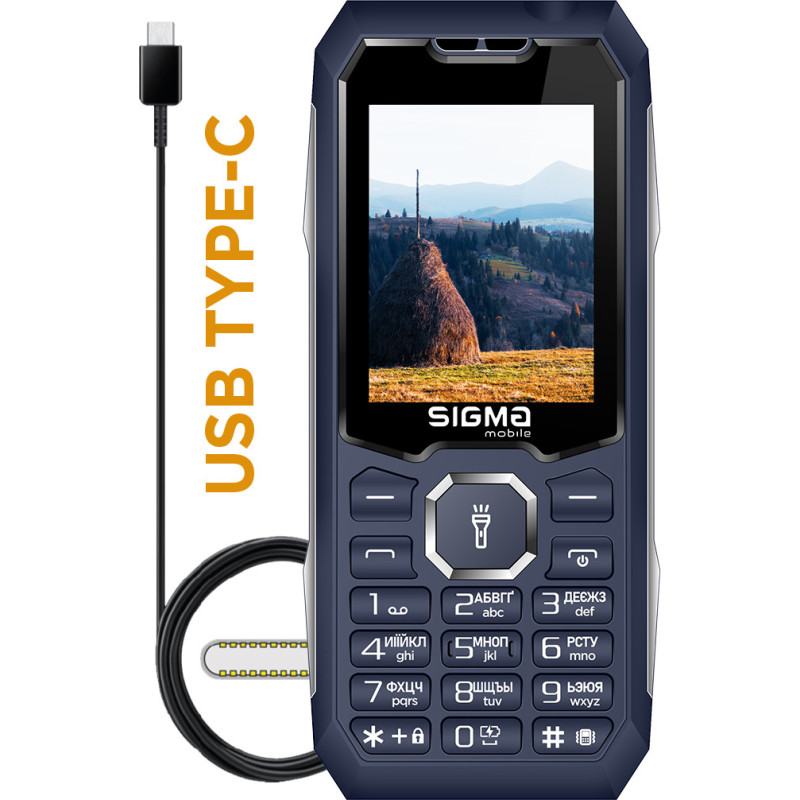 Мобільний телефон Sigma mobile X-style 341 BRO Blue