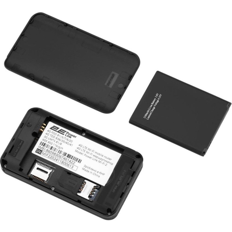 Модем 4G/3G + Wi-Fi роутер 2E PowerLink MiFi-2 (694743655346)