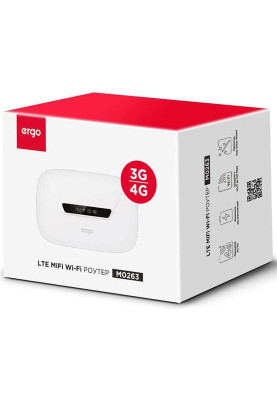 Модем 4G/3G + Wi-Fi роутер ERGO M0263