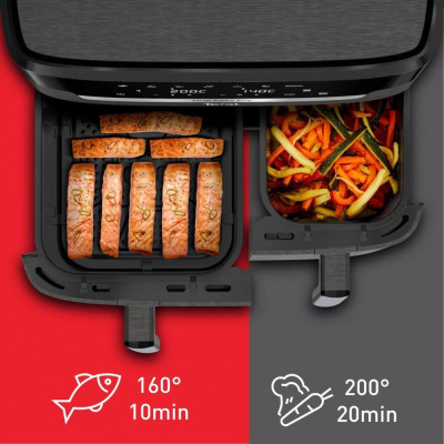 Мультипіч (аерофритюрниця) Tefal Dual Easy Fry XXL EY942HE0