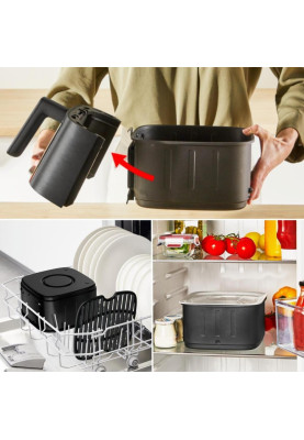 Мультипіч (аерофритюрниця) Tefal Easy Fry Silence Vision XL EY5568E0