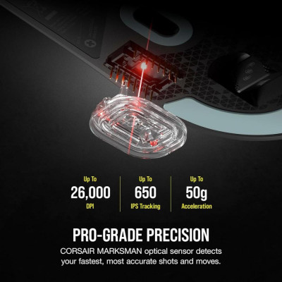 Миша Corsair M75 AIR Wireless Black (CH-931D100)