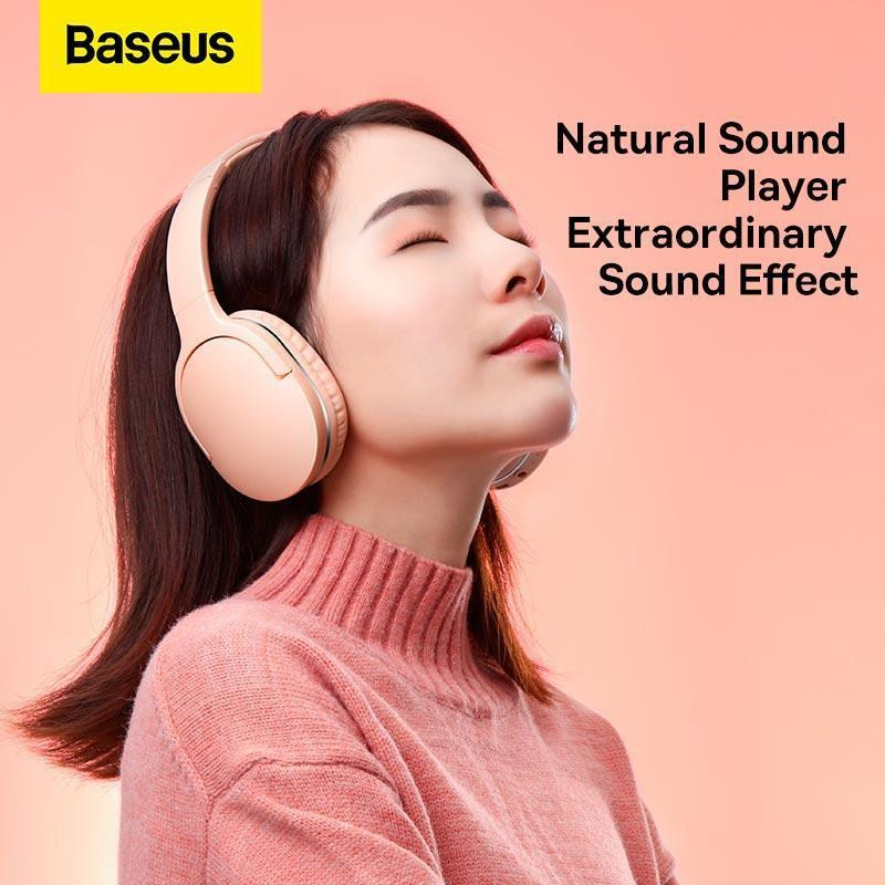 Навушники з мікрофоном Baseus Encok D02 Pro Pink (NGD02-C04)