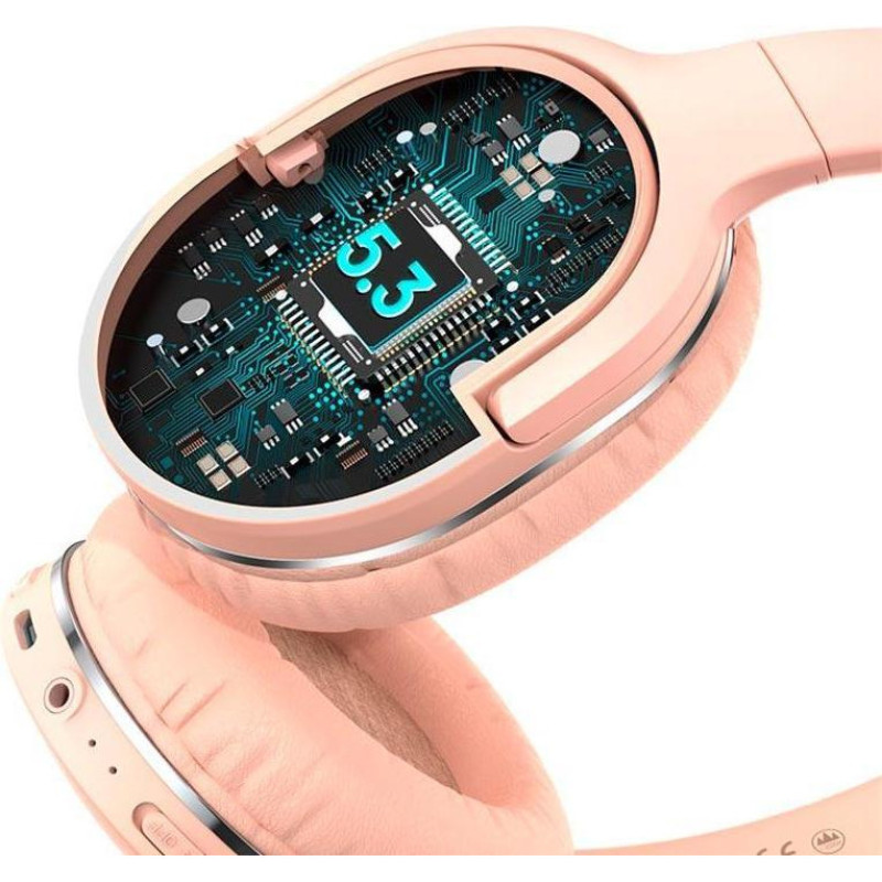 Навушники з мікрофоном Baseus Encok D02 Pro Pink (NGD02-C04)
