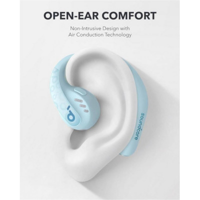 Навушники TWS Anker SoundCore AeroFit Pro Cozy Blue (A3871G61)
