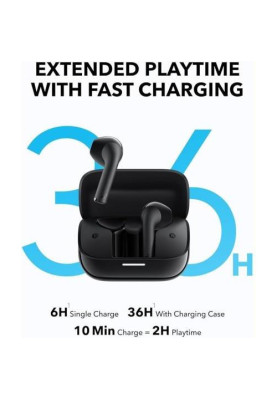 Навушники TWS Anker SoundCore K20i Black