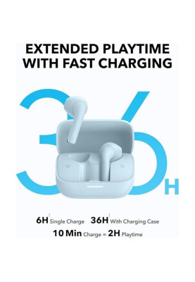 Навушники TWS Anker SoundCore K20i Blue