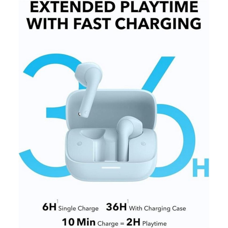 Навушники TWS Anker SoundCore K20i Blue