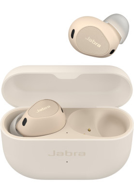 Навушники TWS JABRA Elite 10 Cream (100-99280701-98)